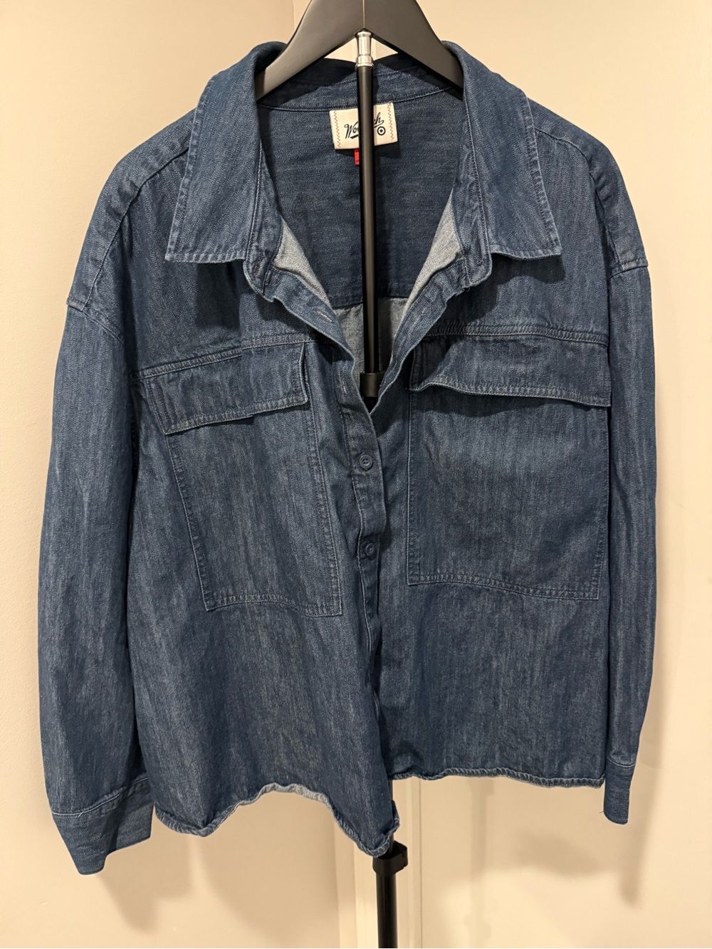 Woolrich Indigo Denim Button-Down Shirt - Picture 2 of 9
